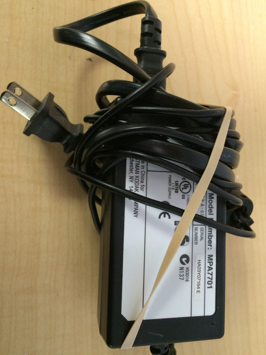 Genuine Kodak MPA7701 Power Adapter Charger