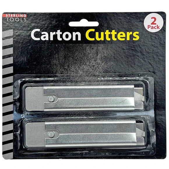 Pocket-Size Carton Cutters (2 Pack)