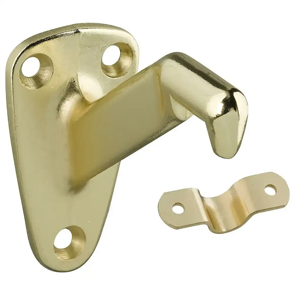 National Hardware N112-888 Heavy Duty Handrail Bracket Brass