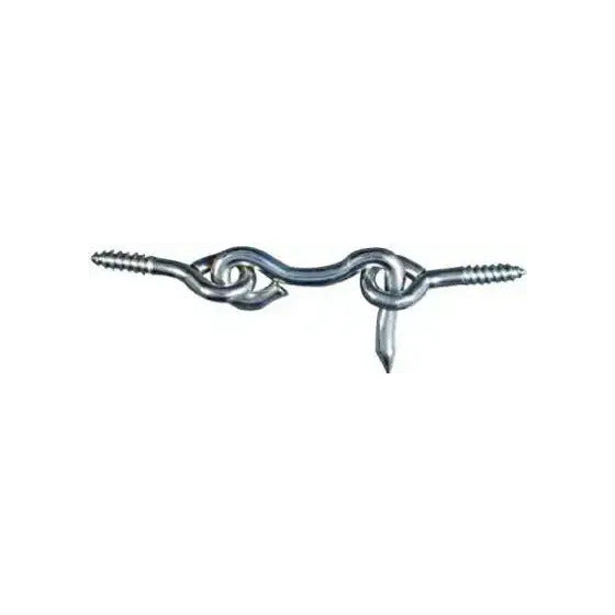 National Hardware N117-820 Hook And Eyes 1 Inch Zinc Plated Steel 2 Pack