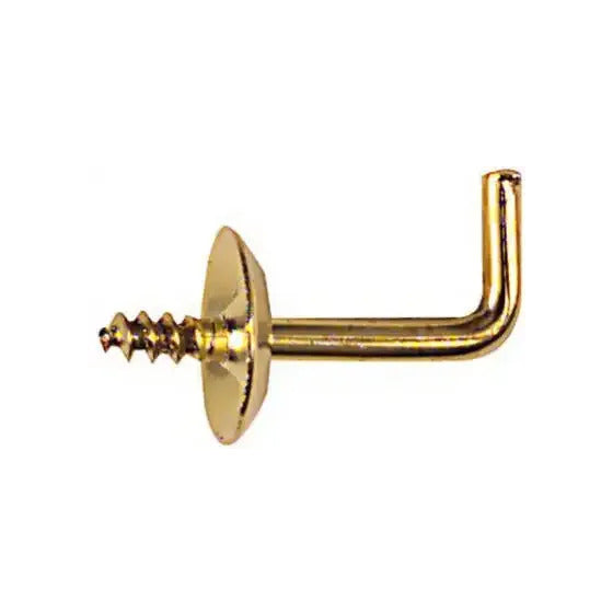National Hardware N119-925 Shoulder Hooks 1/2 Inch Solid Brass 5 Pack