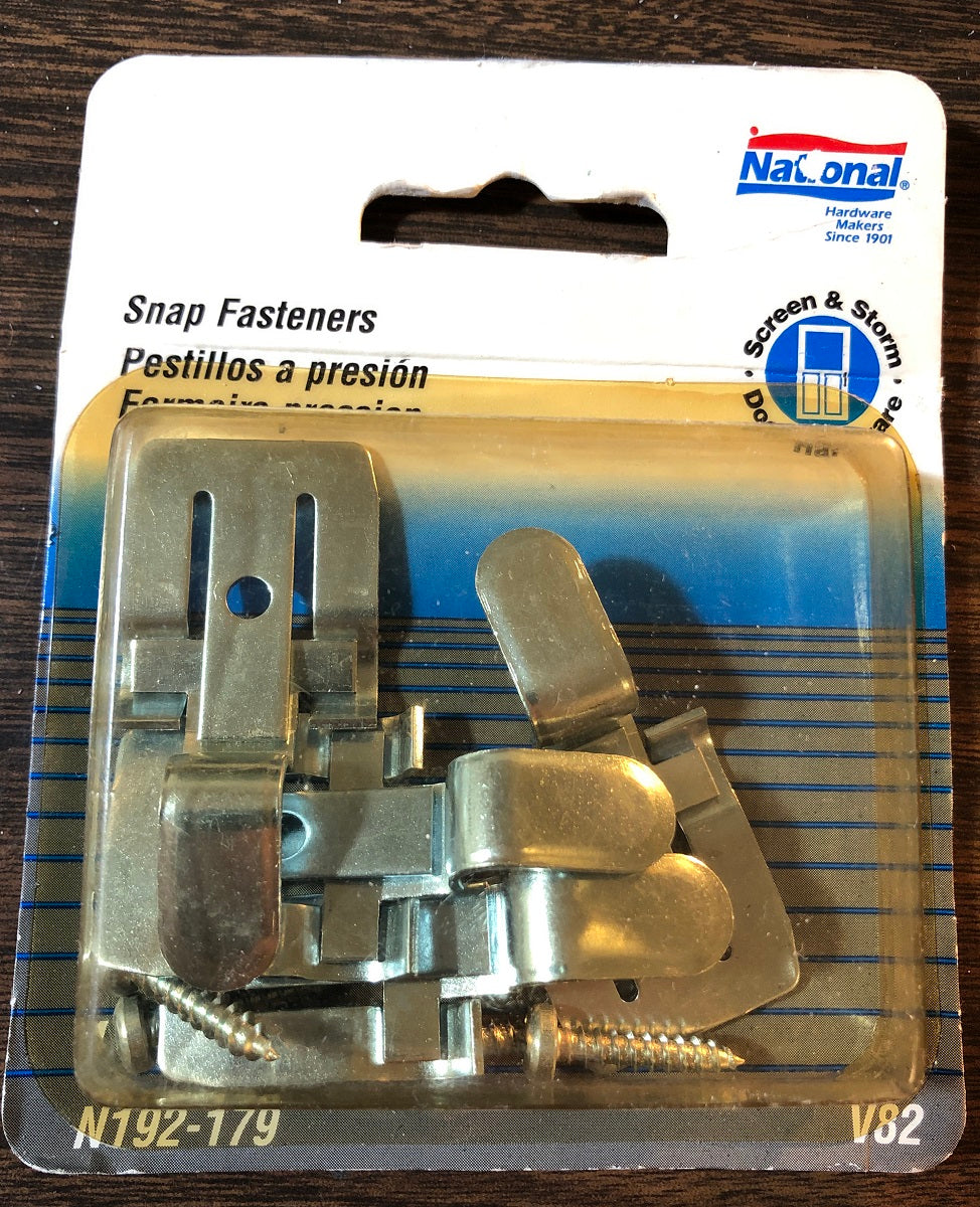 National Hardware N192-179 Snap Fasteners with Screws 4 Pack