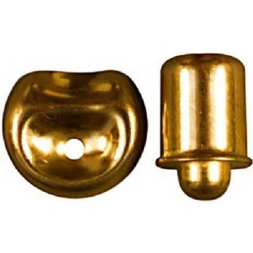 National Hardware N219-055 4-pack 3/8-inch Brass Bullet Catch