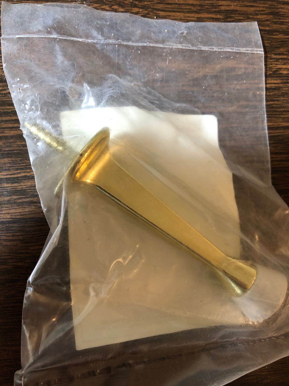 National Hardware N331-298 3" Rigid Door Stop Brass Finish