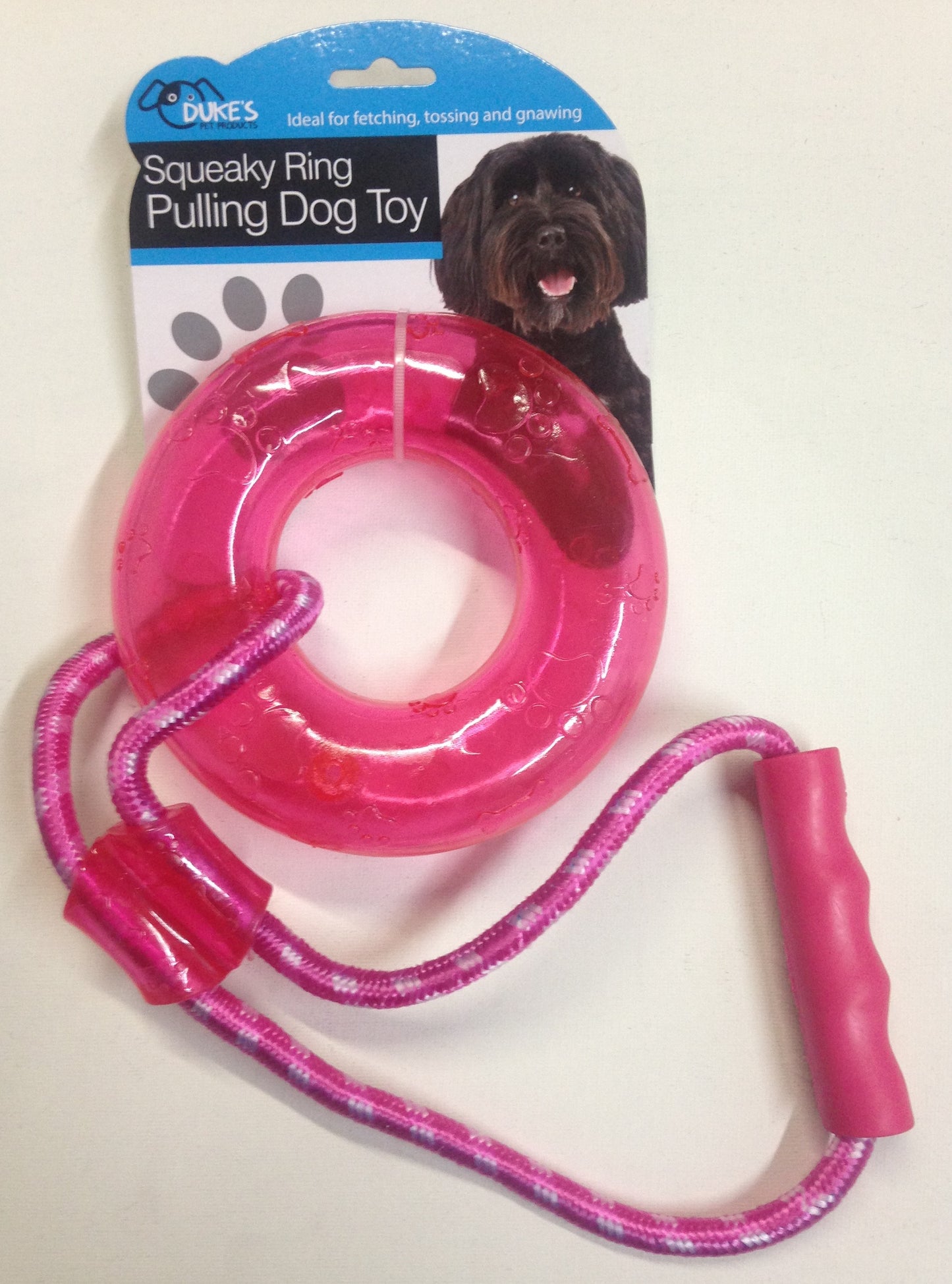 Squeaky Ring Dog Pulling Toy