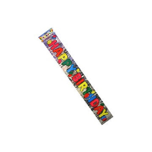 Happy Birthday Foil Banner (6' Foot)