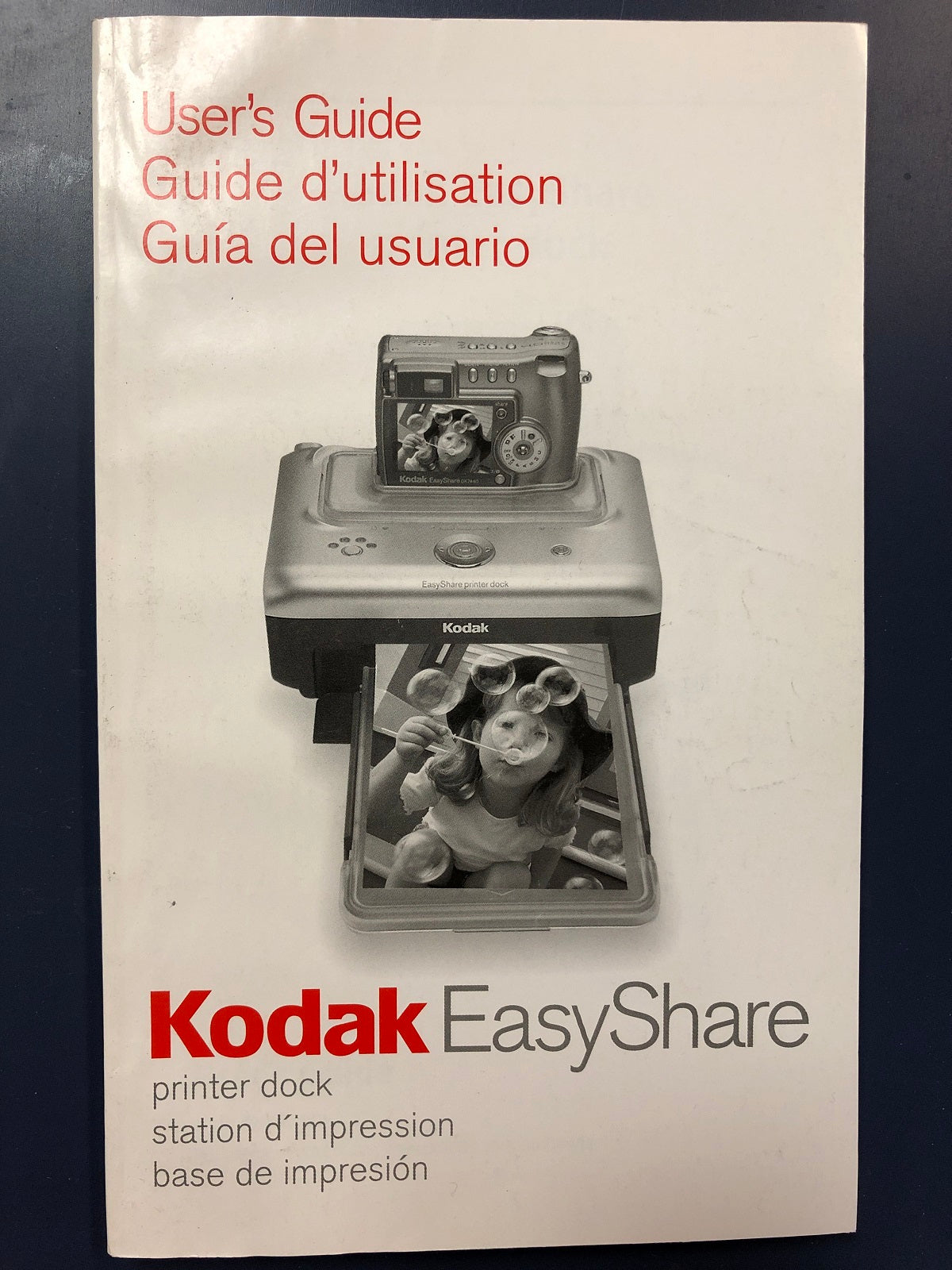 Kodak Easyshare Printer Dock Manual/User's Guide