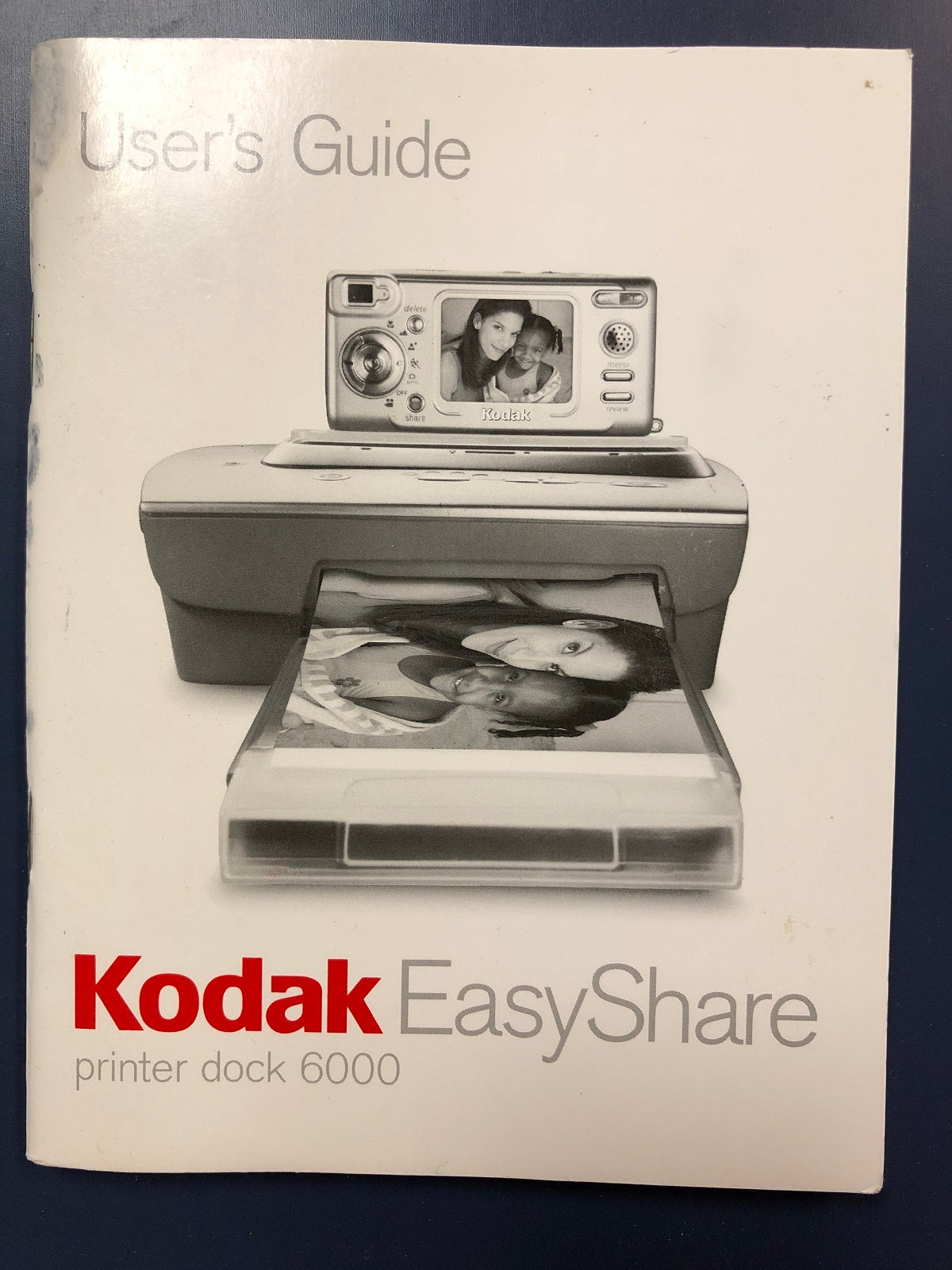Kodak Easyshare Printer Dock 6000 Manual/User's Guide