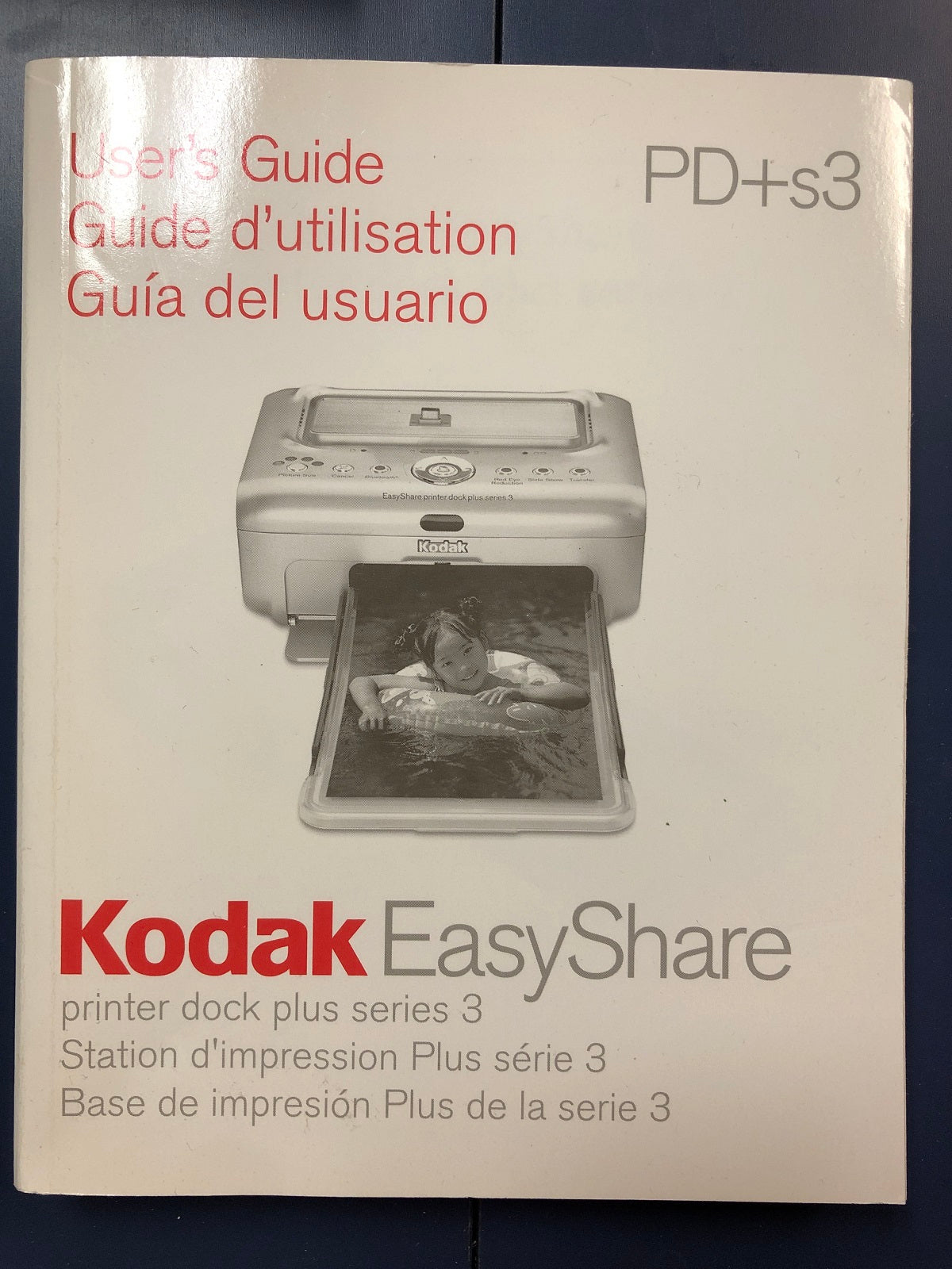 Kodak Easyshare Printer Dock Plus Series 3 Manual/User's Guide