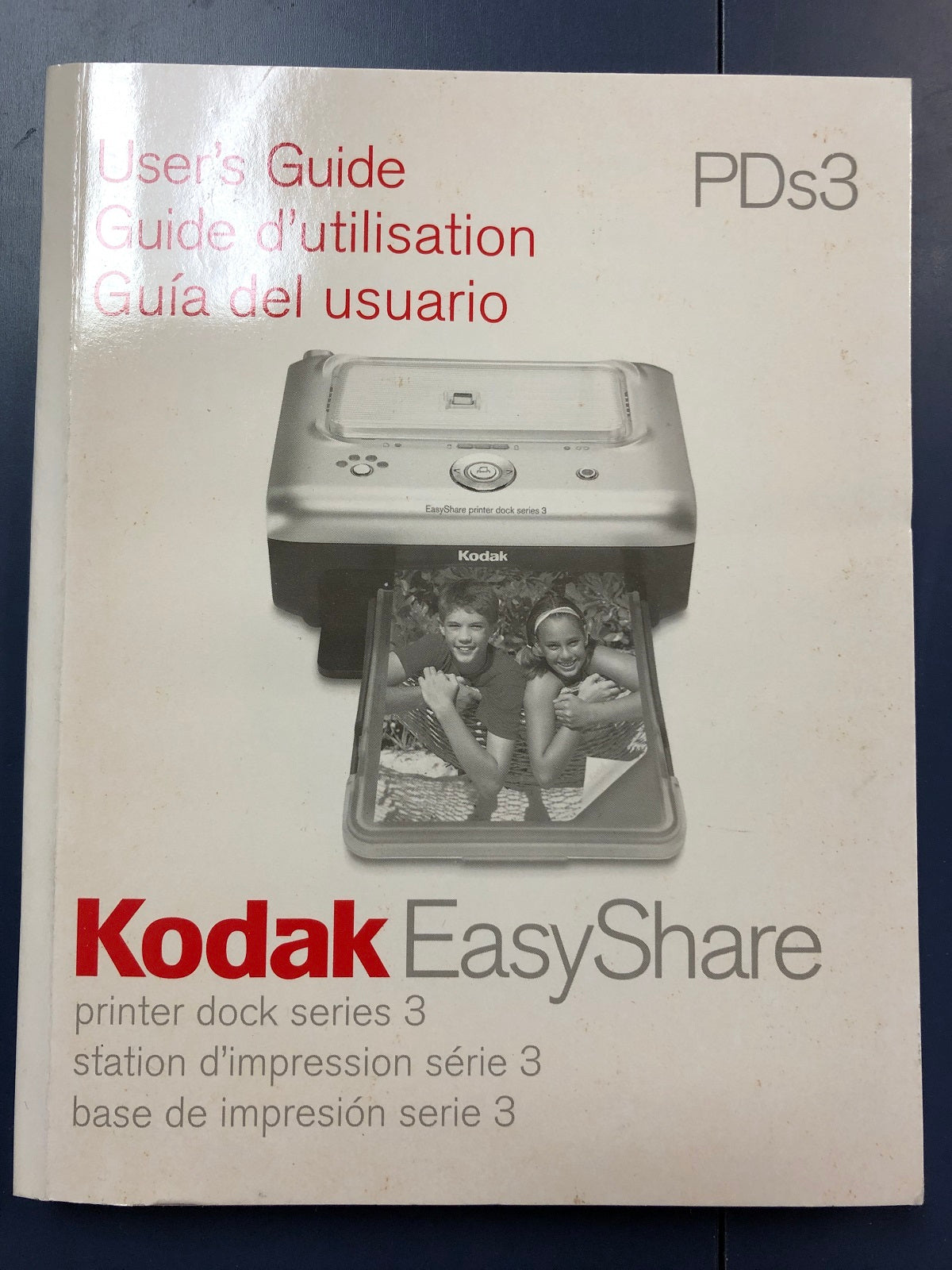 Kodak Easyshare Printer Dock Series 3 Manual/User's Guide
