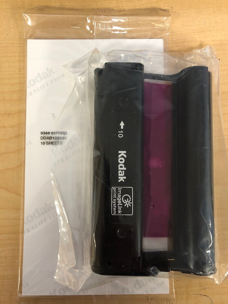 Kodak Easyshare PH-10 Color Ink Cartridge and Paper Pack (10 Sheets)