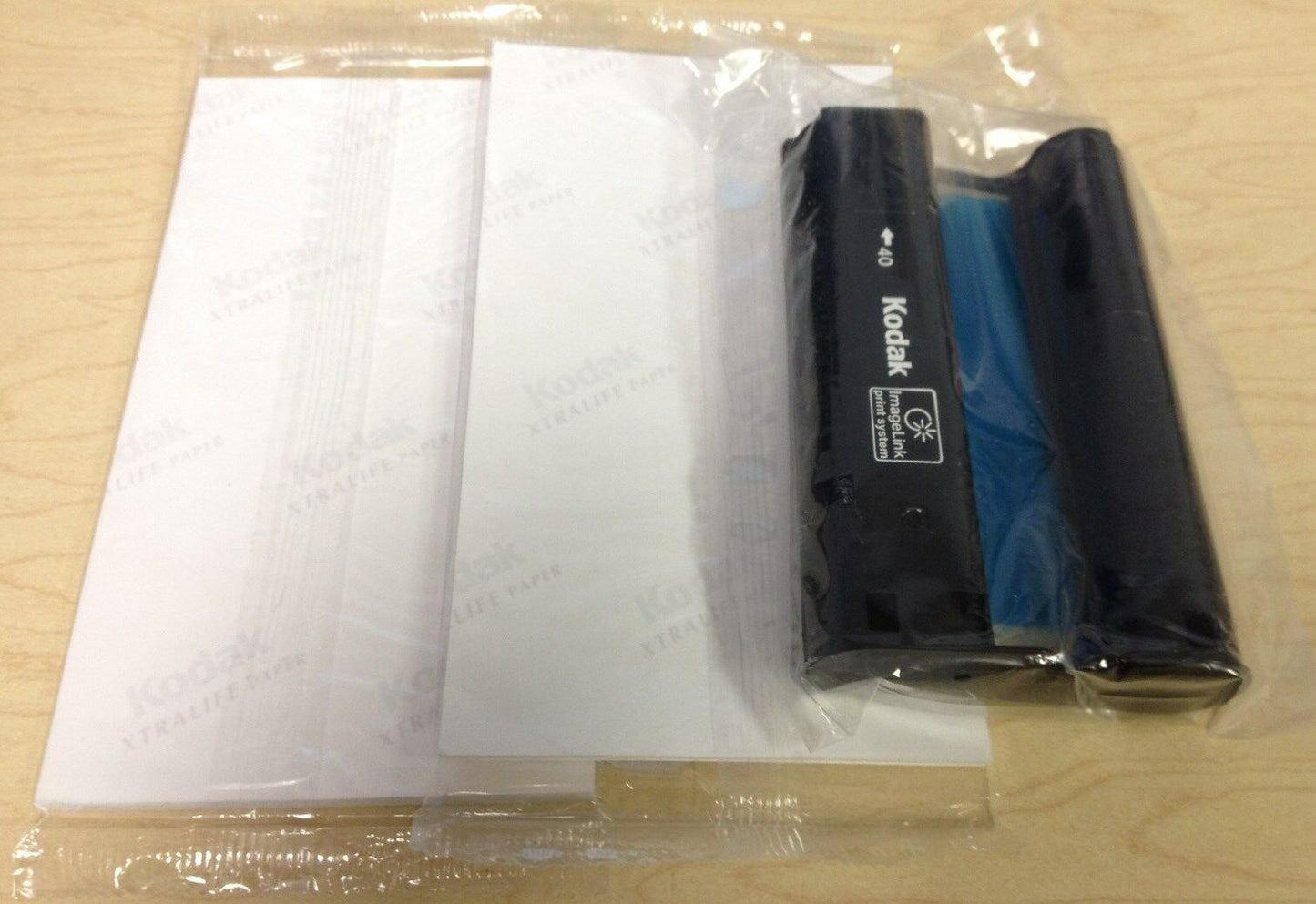 Kodak Easyshare PH-40 Color Ink Cartridge and 2 Paper Packs (40 Sheets)