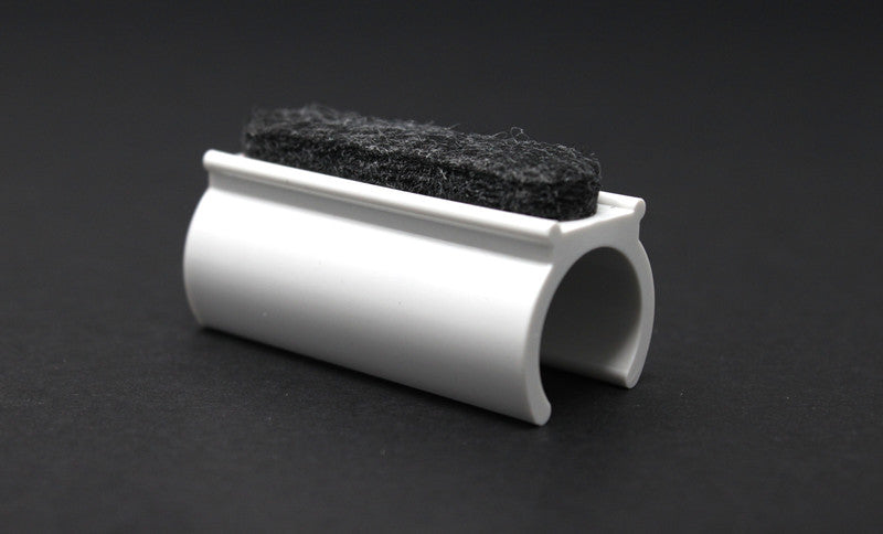 4 Plastic 3/4"-7/8" Sled Base Felt Glides for Chair Rail/Legs