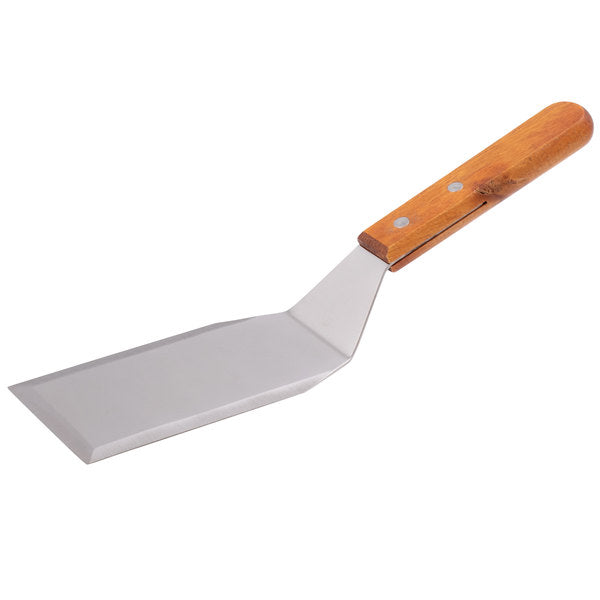 3" x 5" Hamburger Turner with Wood Handle