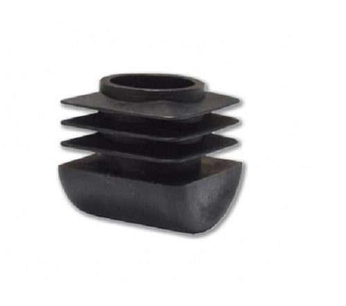 4 Square 3/4"-7/8" O.D. Rocker Bottom Chair Tips for Chair/Desk/Table Legs