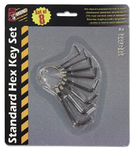 Standard Hex Keys (Set of 8)