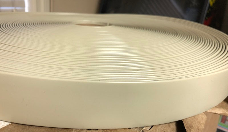 1.5"x100' Putty Vinyl Patio Furniture Strapping Roll