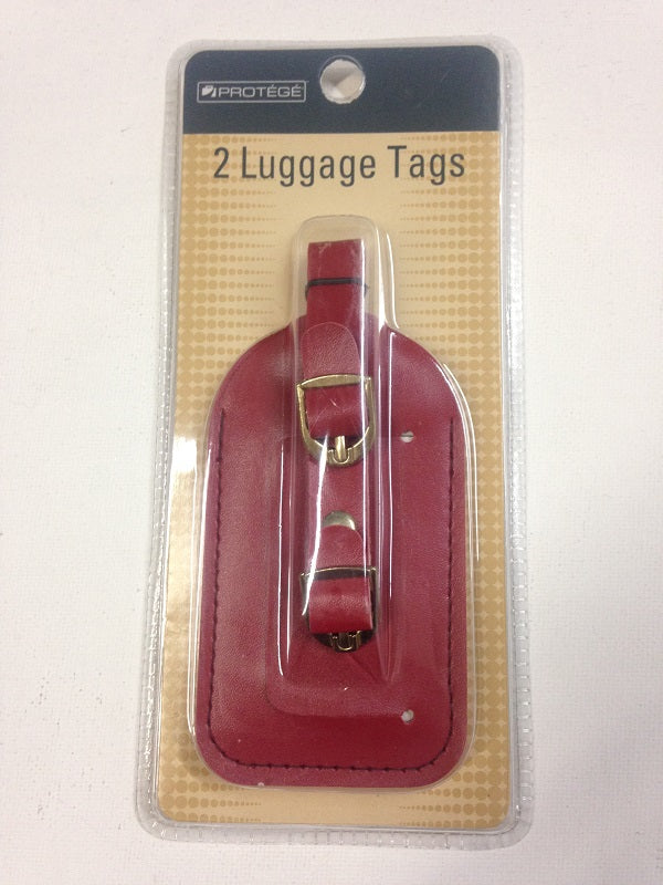 Vinyl Luggage Tags Set (set of two)