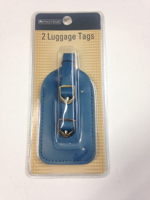Vinyl Luggage Tags Set (set of two)