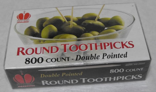 Unwrapped 3" Toothpicks (2x 800 Ct Box)