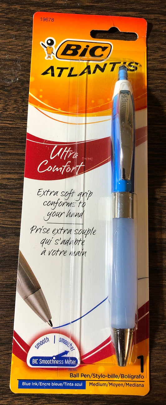 Atlantis Ultra Comfort Blue Ballpoint Pen