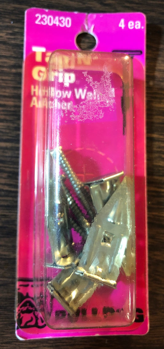 Tap 'N' Grip Hollow Wall Anchors 4-Pack