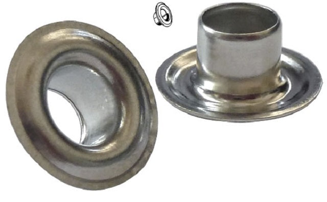 100 1/4" Metal Grommets