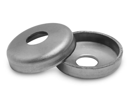 2 1.5" Steel Weld Cups for Patio Furniture Wrought Iron Foot Replacement