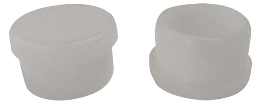 4 Round Flat Glide Inserts (1-1/8" O.D.  1" I.D.) for Furniture Tubing