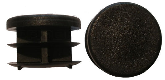 8 1-1/4" Round Multi-Gauge Flat Glide Inserts for Furniture Legs/Tubing