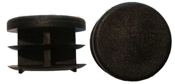 24 1-1/4" Round Multi-Gauge Flat Glide Inserts for Furniture Legs/Tubing
