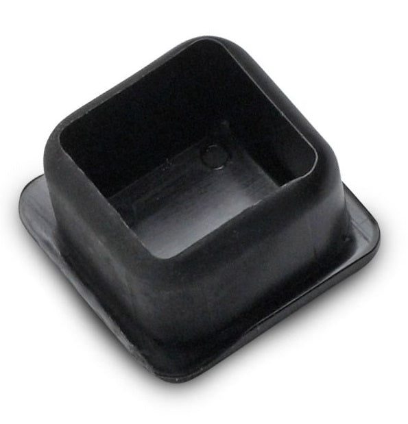 32 Flat Square Insert Glides (13/16" O.D. x 11/16" I.D.) for Chairs/Tubing