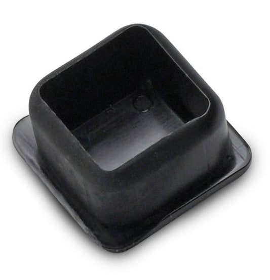 24 Flat Square Insert Glides (13/16" O.D. x 11/16" I.D.) for Chairs/Tubing