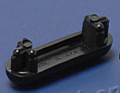 16 Oval Domed Insert Glide Caps 1-3/4" x 1/2" for Patio Furniture Tubing