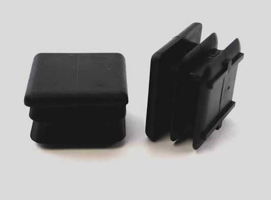 8 Square Multi-gauge Flat Glide Inserts 1" O.D. / 7/8" I.D. for Chairs/Tubing