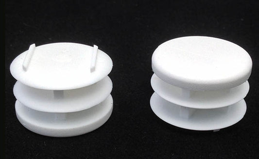 8 1" Round Multi-Gauge Flat Glide Inserts for Tubes/Patio Furniture Legs