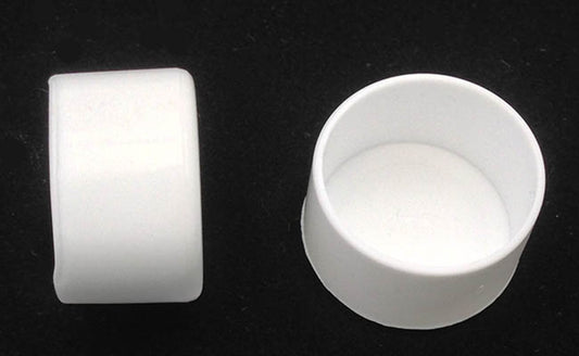 8 Round Plastic Caps - 1" Diameter for Patio Furniture/Tubing