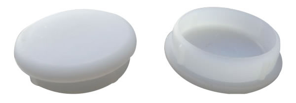10 Deluxe 1-1/4" Plastic Wrought Iron Patio Chair Leg Inserts Glides Caps