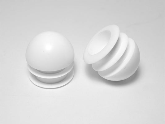 16 1.25" Round Multi-Gauge Ball Glide Inserts for Patio Furniture Tubes/Leg