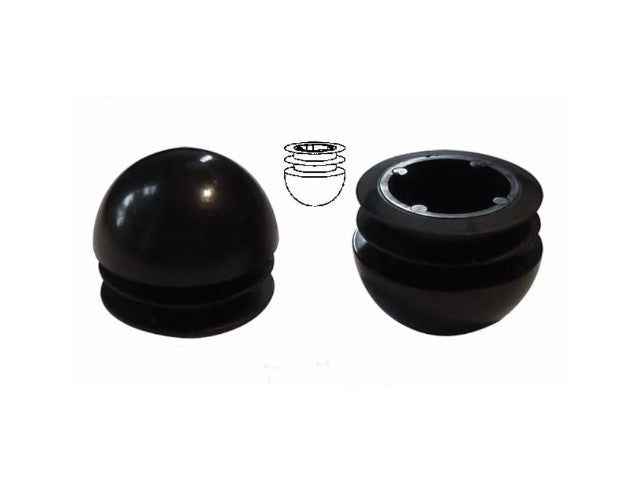 32 1.5" Round Multi-Gauge Ball Glide Inserts for Patio Furniture Tubes/Legs