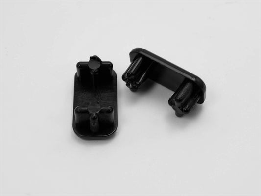 16 Rectangular Chair Leg Insert Glides 1-1/2" x 3/4" For Patio Tubes/Legs