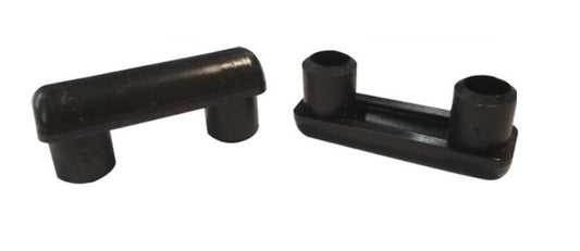 4 Domed Insert Glides - 2" x 5/8" O.D. for Patio Furniture Tubes/Legs
