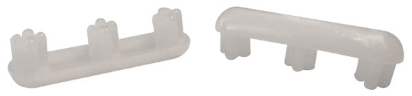 4 Domed Insert Glides - 2-1/4" x 9/16" O.D. for Patio Furniture Tubes/Legs