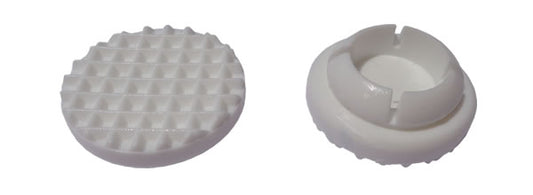 4 Wrought Iron 1"  Weld Cup Glides for Metal Weld Cups