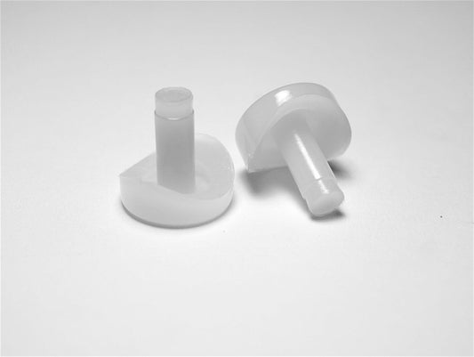 48 Coved Nylon Stem 3/4" Bumper Glides for Tubular Chair Bases