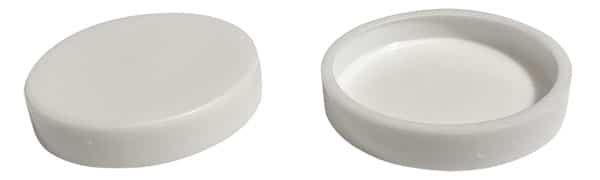 16 Wrought Iron 1 5/8" Chair Glide Disk Caps