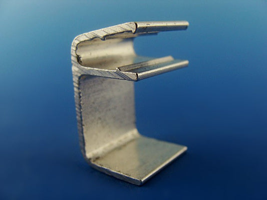 10 Aluminum E-Clips 5/8" Inch for Square Solid Frames