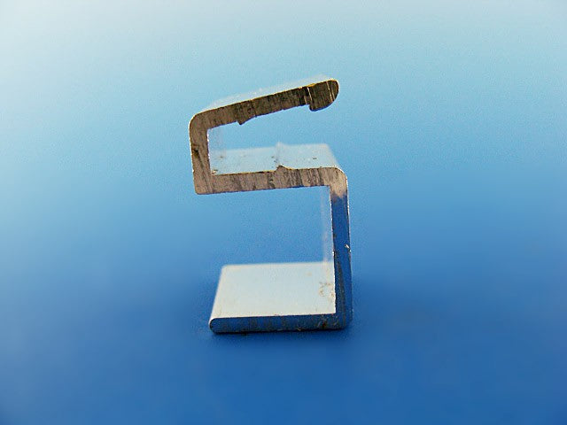 20 Aluminum "S" Clips 1/2" Inch