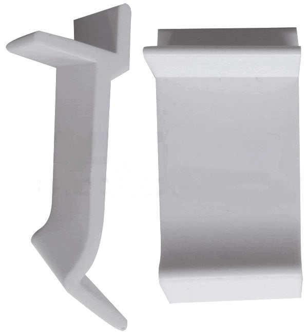 4 Table Rim Clips 3/4" x 1-9/16" - Helps Support Glass Tabletops