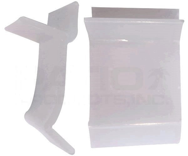 4 Table Rim Clips 1-1/4" x 3/4" - Helps Support Tabletops in Rim